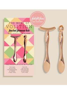 NWT Volition Facial Fitness Kit Facial Sculptor & Eye De-Puffer